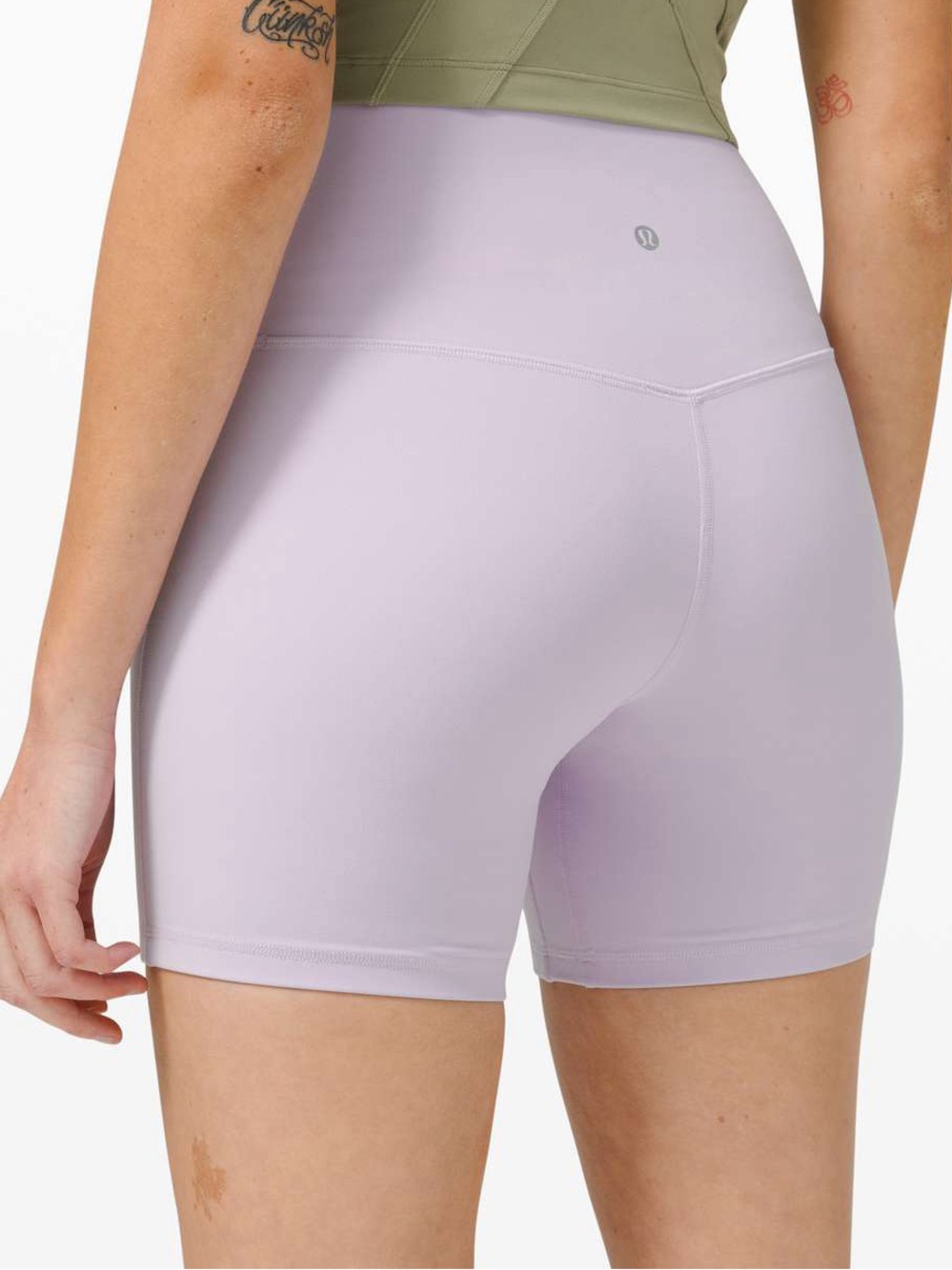 LULULEMON ATHLETICA Women’s Align High-Rise Shorts in Lavender Mist